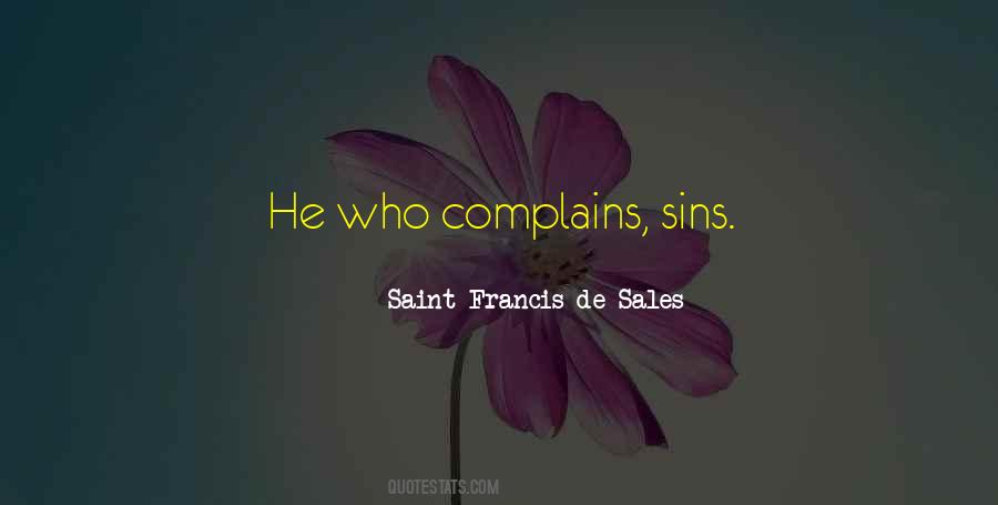 Francis De Sales Sayings #243406