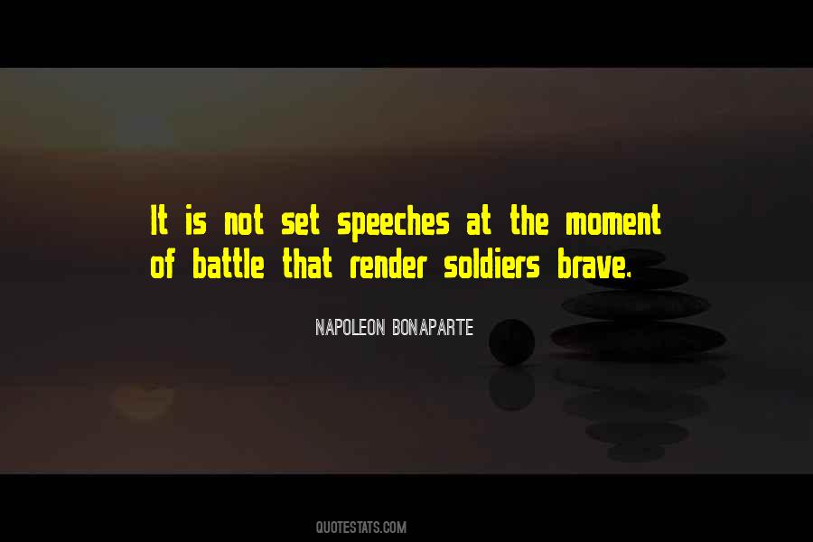 Brave Soldier Sayings #150472