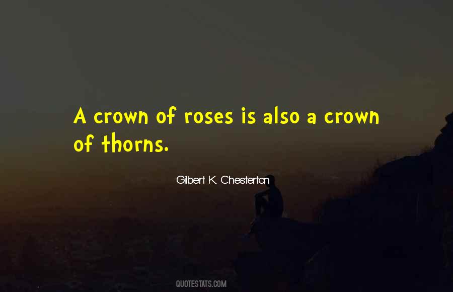 Quotes About The Crown Of Thorns #694509