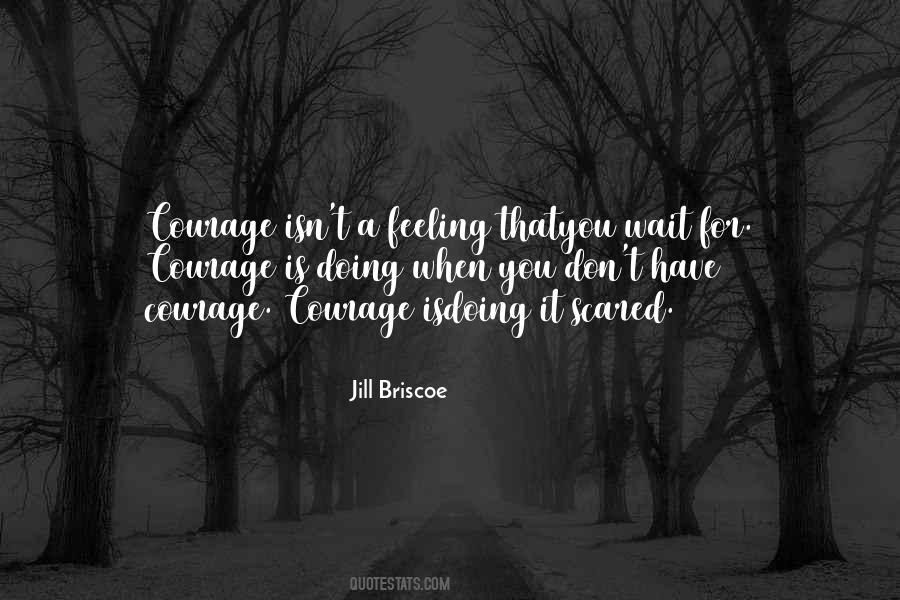 Feeling Scared Sayings #22696