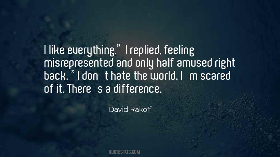 Feeling Scared Sayings #750916