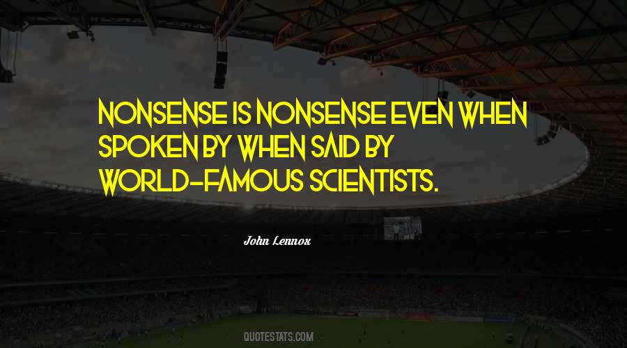 Famous Scientist Sayings #259099