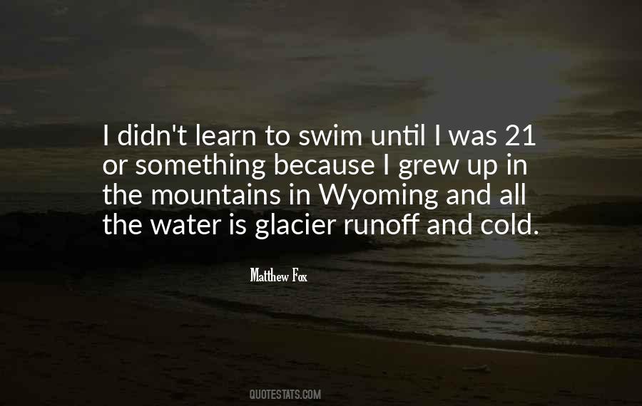 Learn To Swim Sayings #1284896
