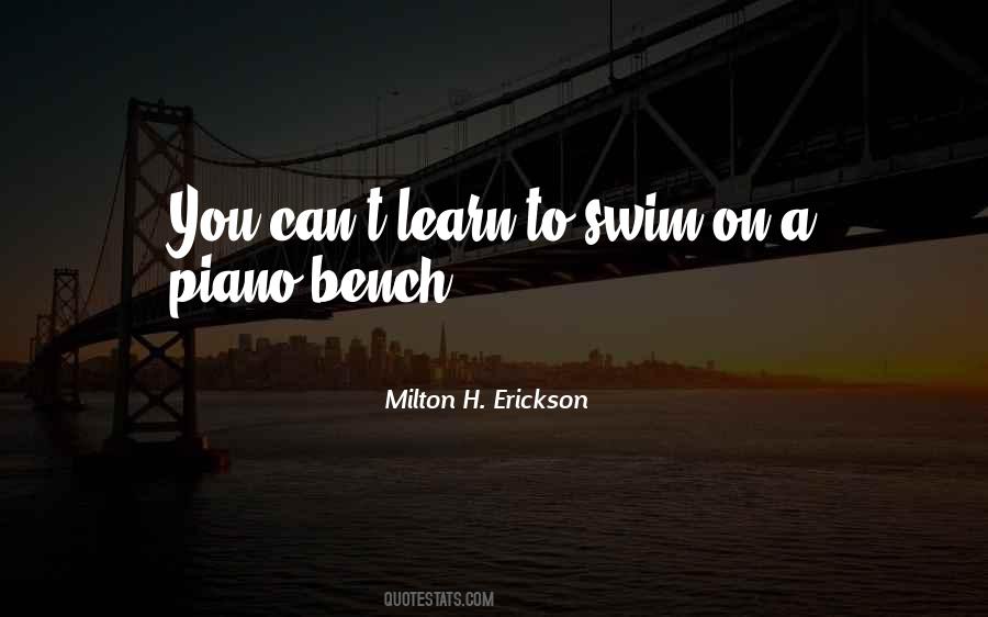 Learn To Swim Sayings #1345370