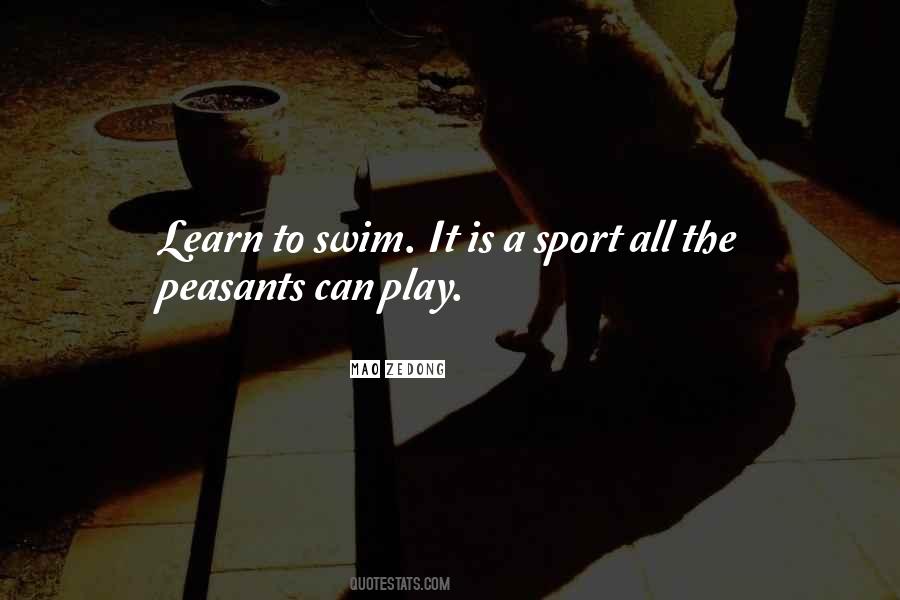 Learn To Swim Sayings #1688194