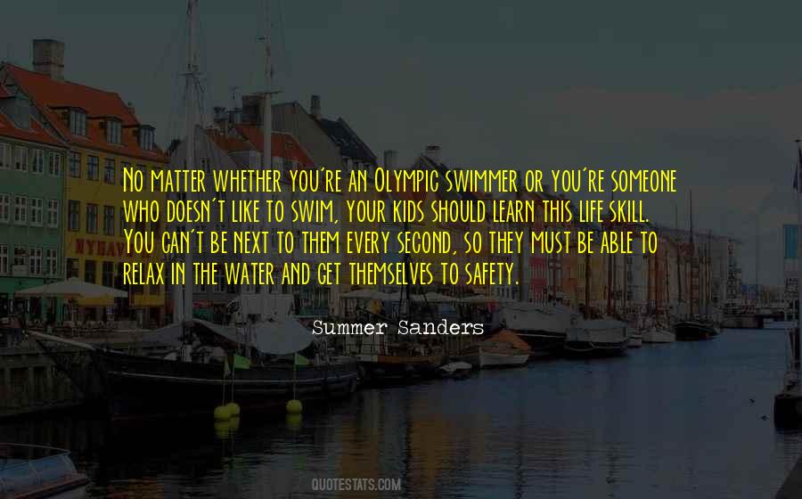 Learn To Swim Sayings #1874891