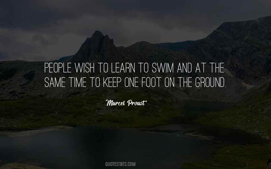 Learn To Swim Sayings #259186