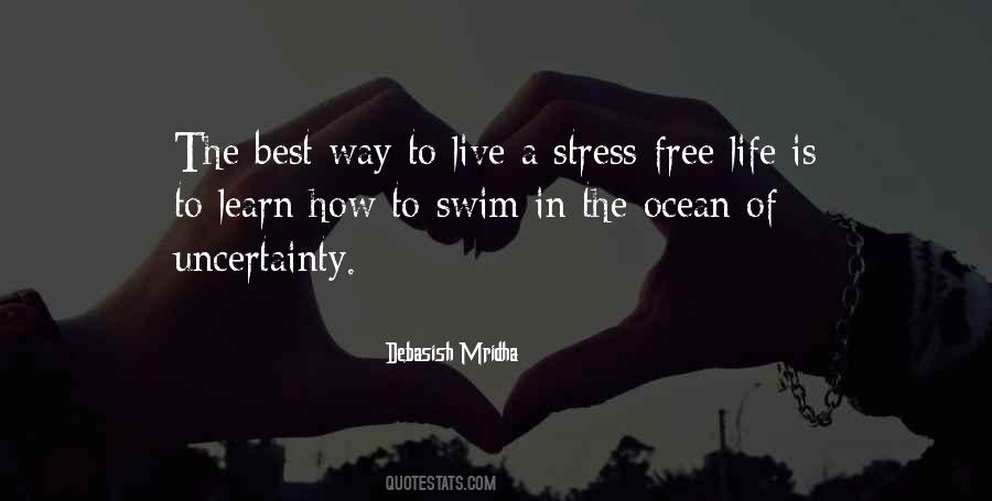 Learn To Swim Sayings #506316