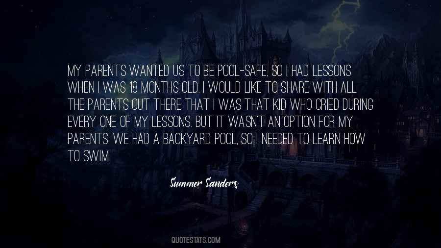Learn To Swim Sayings #728866