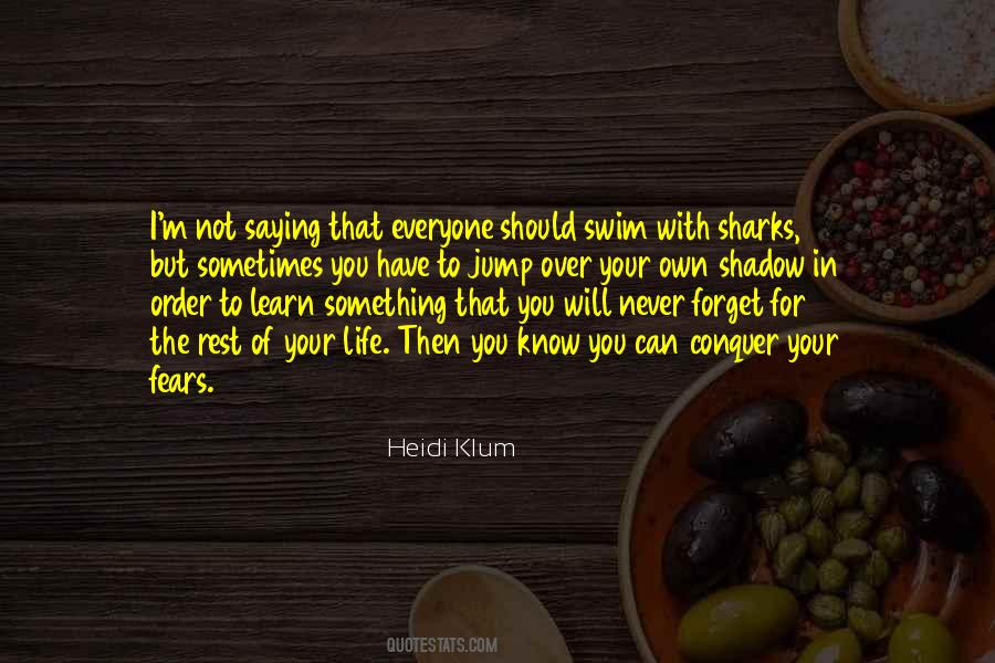 Learn To Swim Sayings #809297