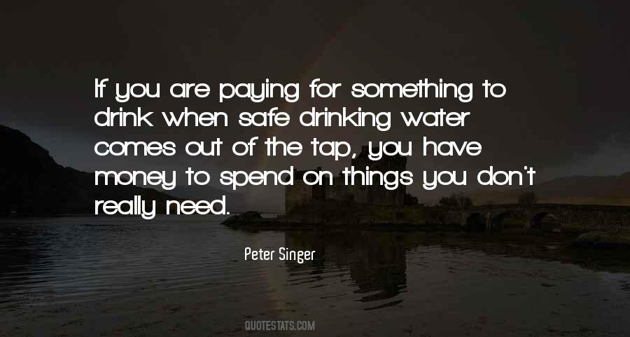Quotes About Safe Drinking Water #69817