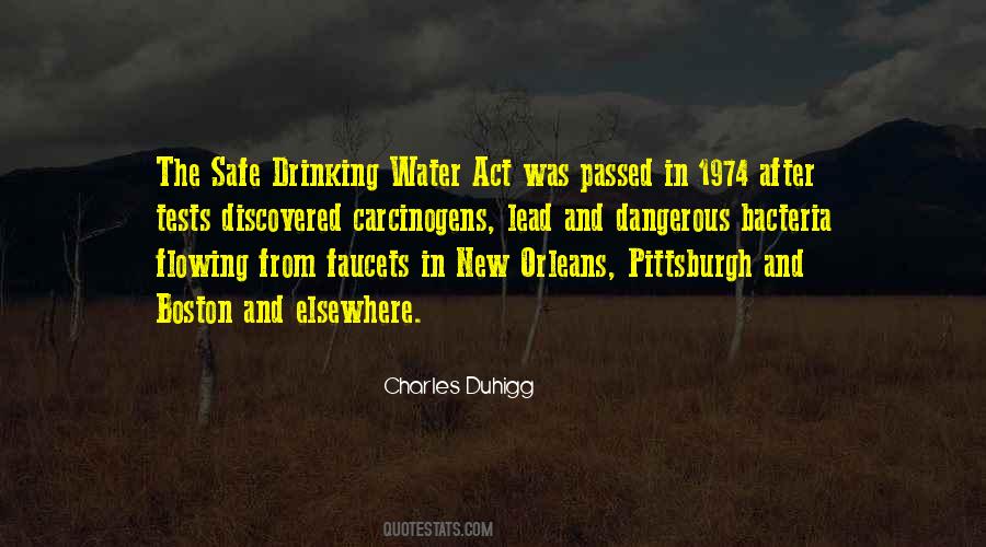 Quotes About Safe Drinking Water #859640