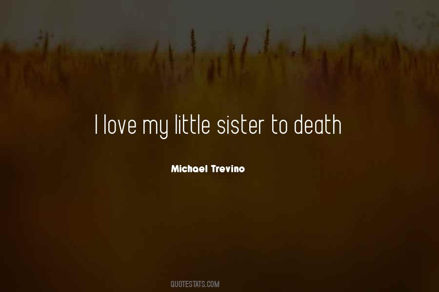 Love My Little Sister Sayings #291060
