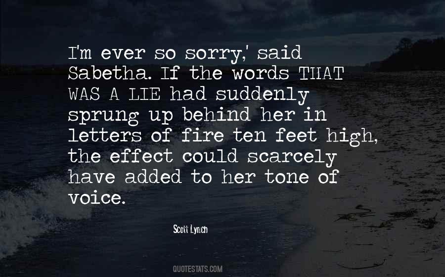 So Sorry Sayings #1346504