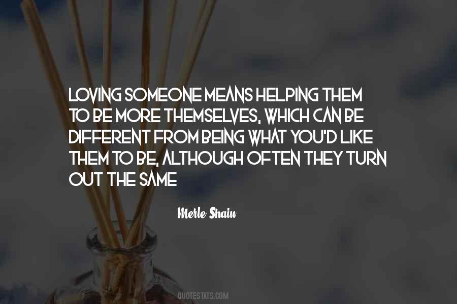 Helping Someone Sayings #330930