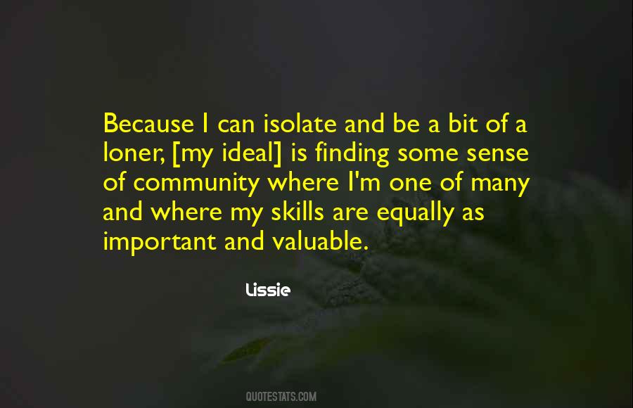 Quotes About Ideal Community #130775