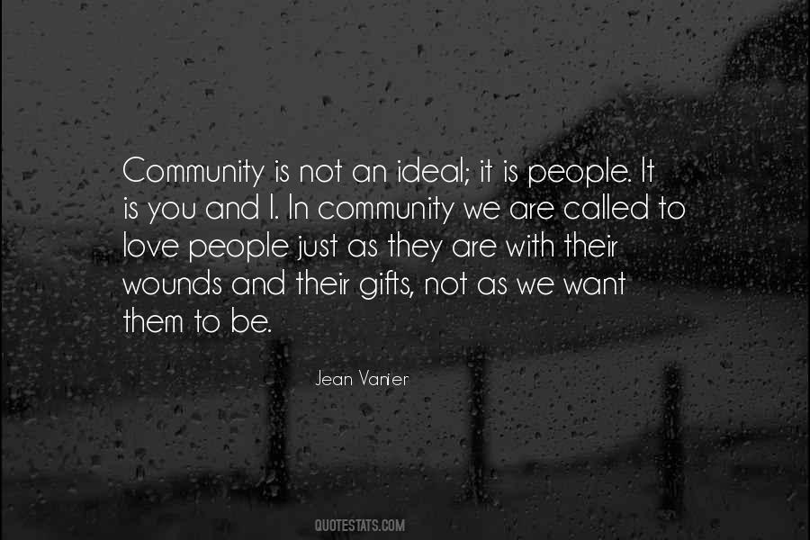 Quotes About Ideal Community #600964