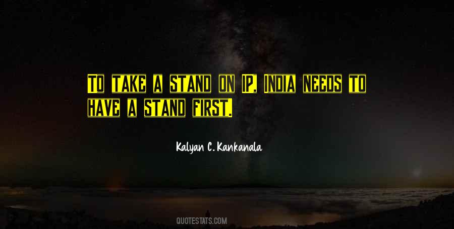 Take A Stand Sayings #1369348