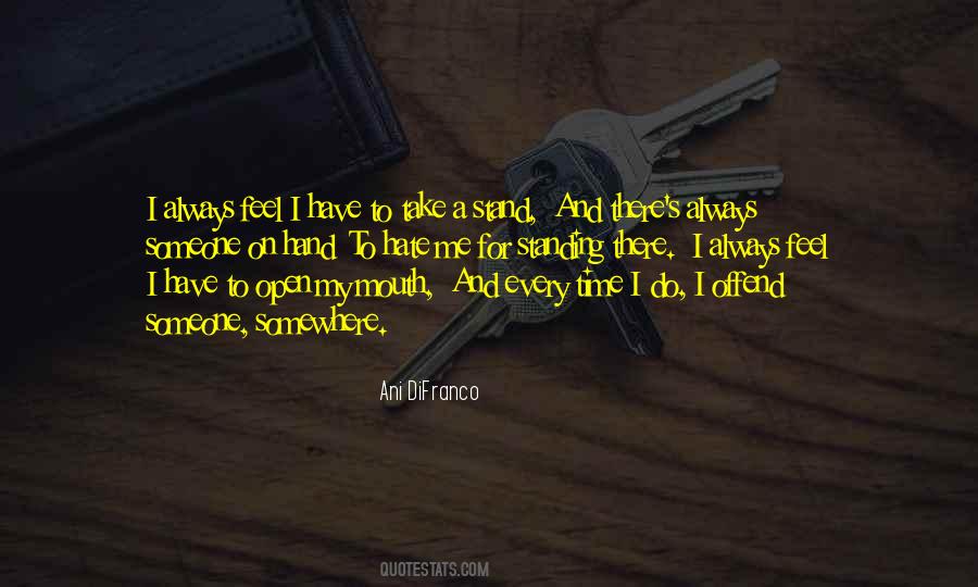 Take A Stand Sayings #1785610