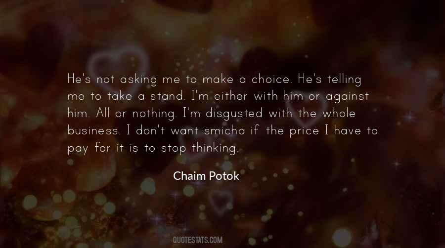Take A Stand Sayings #948457