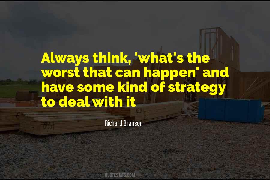 Strategy Thinking Sayings #527856