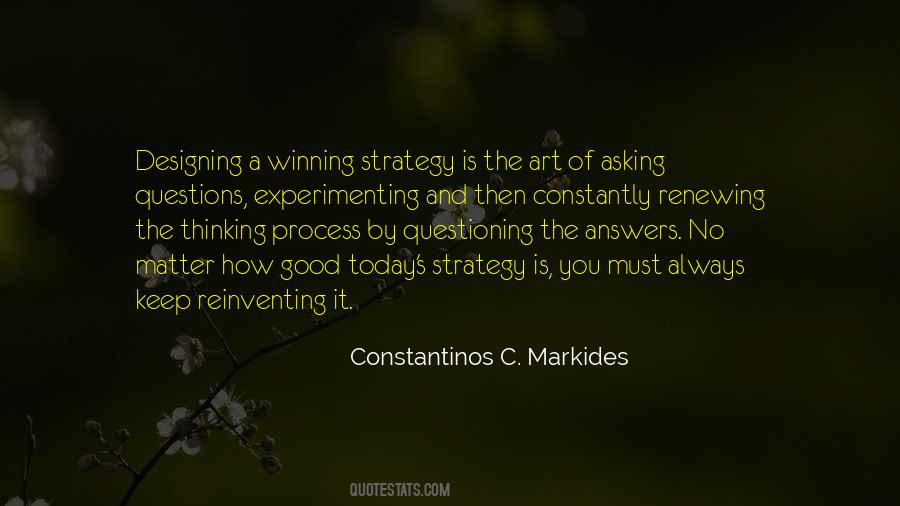 Strategy Thinking Sayings #615516