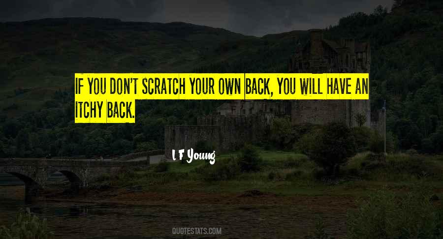 Back Scratch Sayings #37999