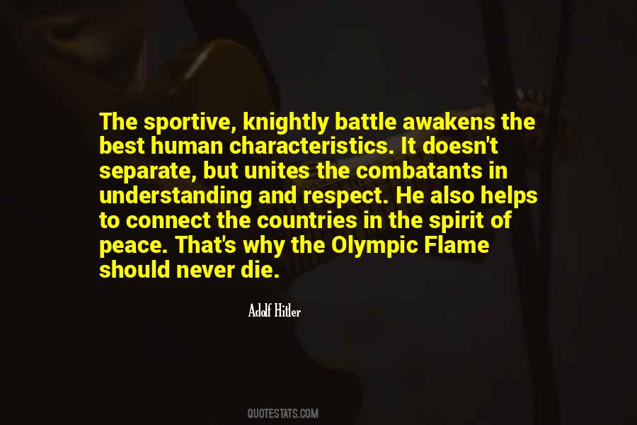 Quotes About The Olympic Spirit #806038