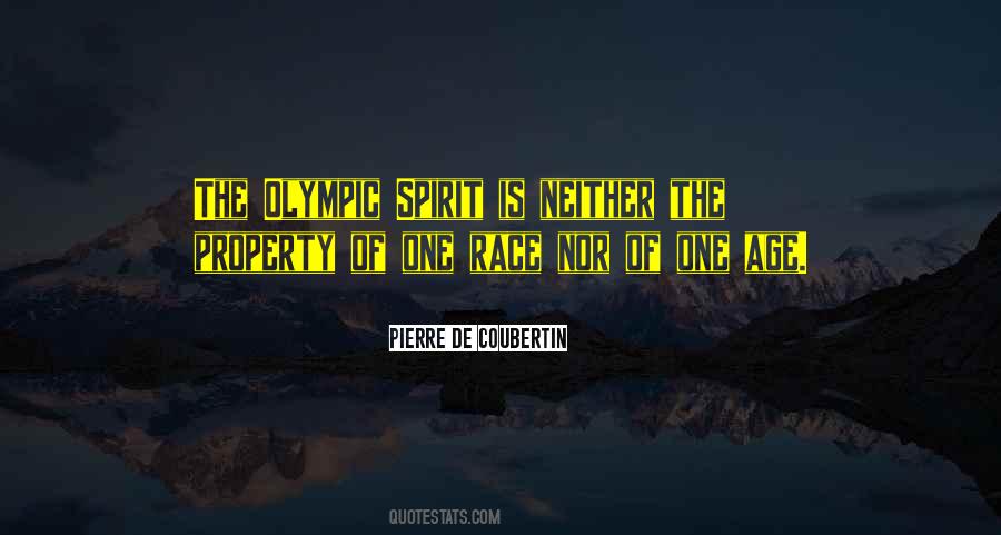Quotes About The Olympic Spirit #984396