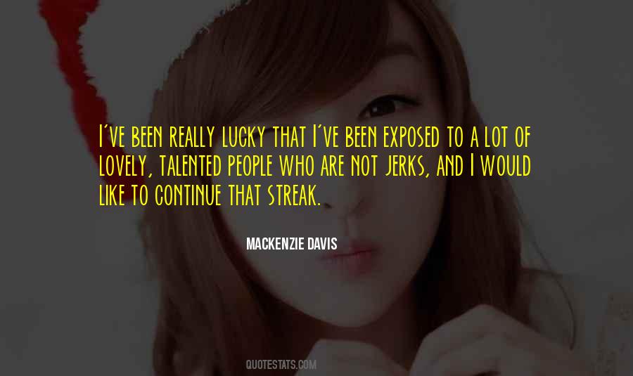 Lucky Streak Sayings #1084561