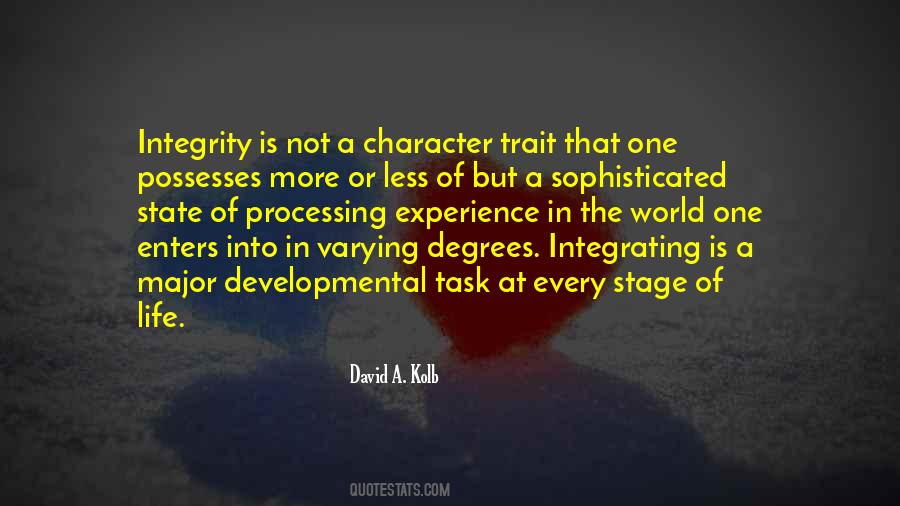 Quotes About Character Integrity #1033229