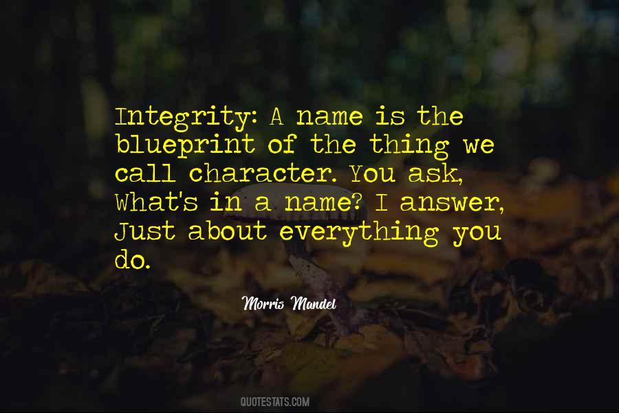 Quotes About Character Integrity #227999
