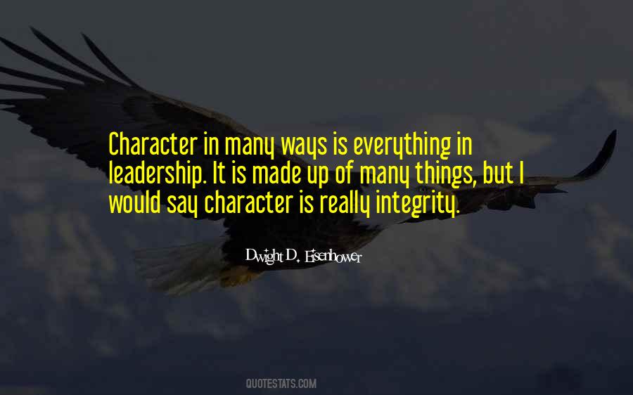 Quotes About Character Integrity #263969