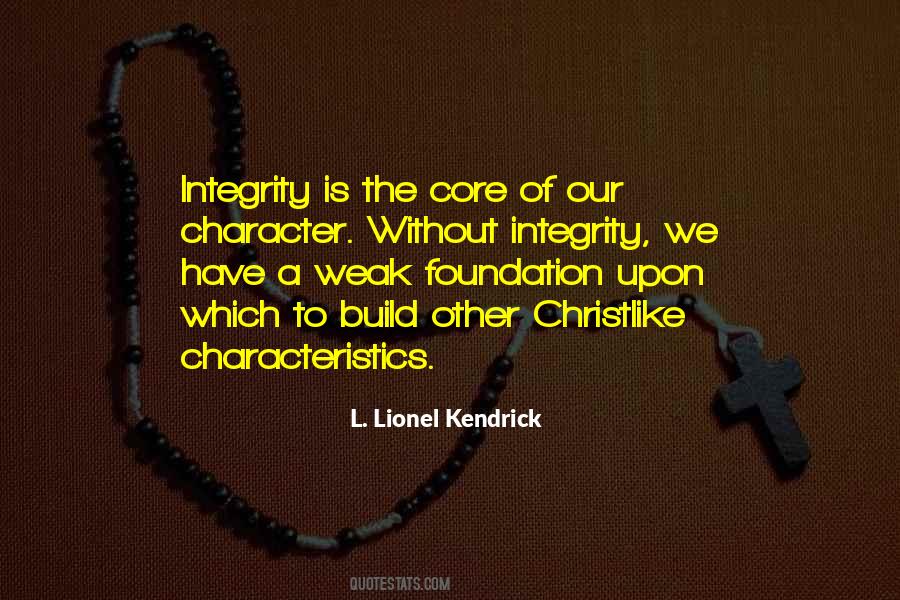 Quotes About Character Integrity #307955