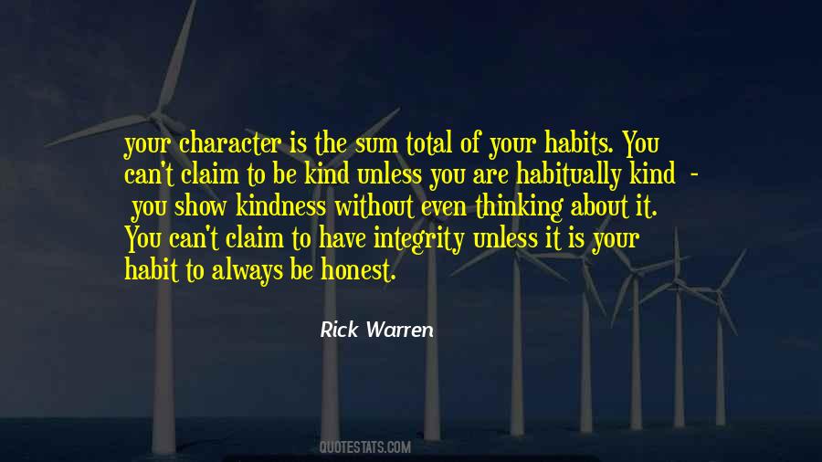 Quotes About Character Integrity #57963