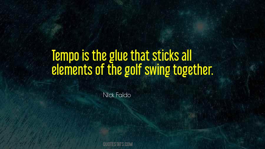 Golf Tempo Sayings #1226880