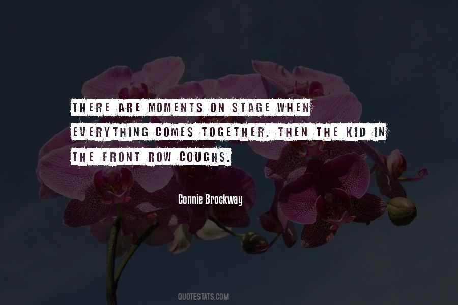 Quotes About Acting On Stage #1161689