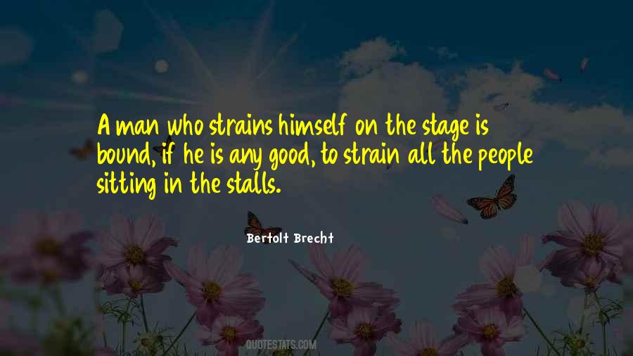 Quotes About Acting On Stage #1318244