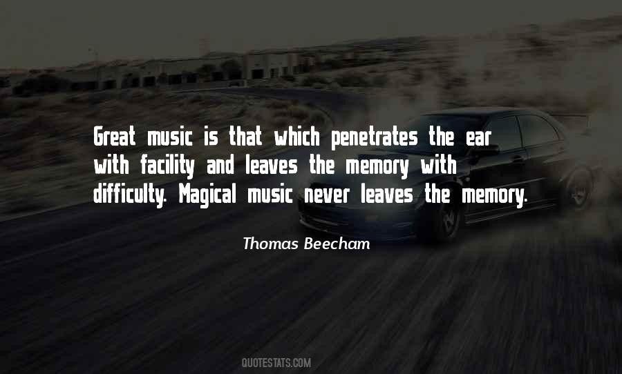 Thomas Beecham Sayings #1101556