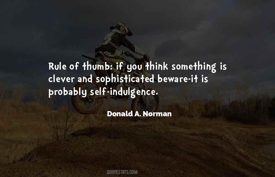 Rule Of Thumb Sayings #73728