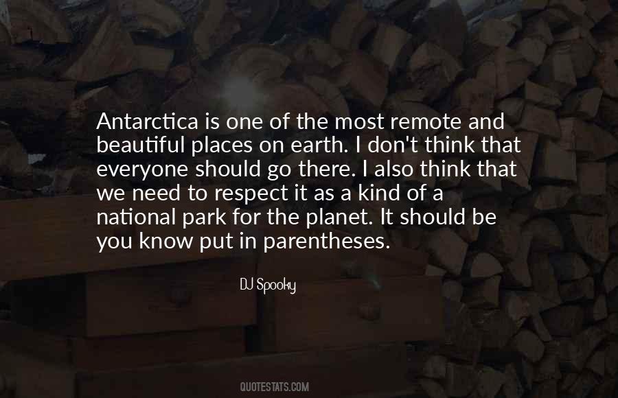 Quotes About Respect For The Earth #865969