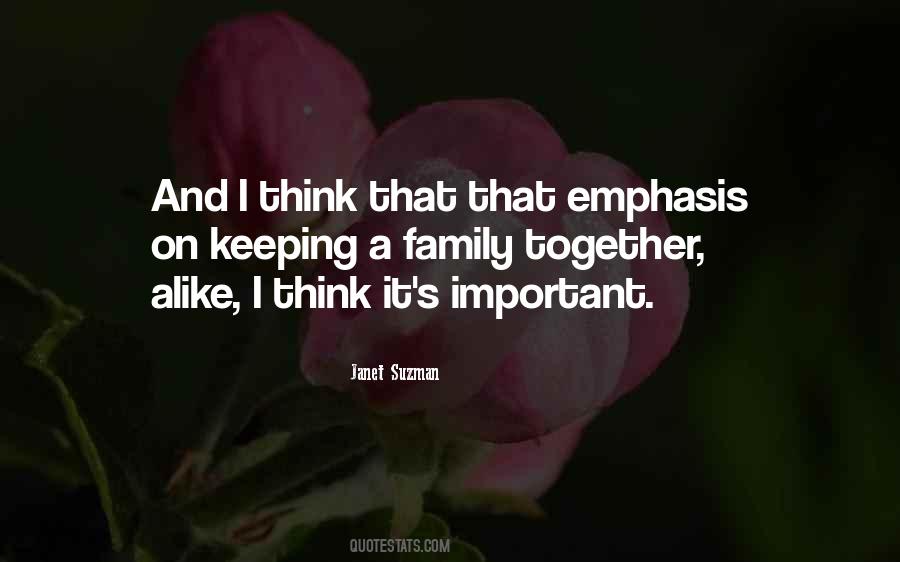 Family Together Sayings #771730