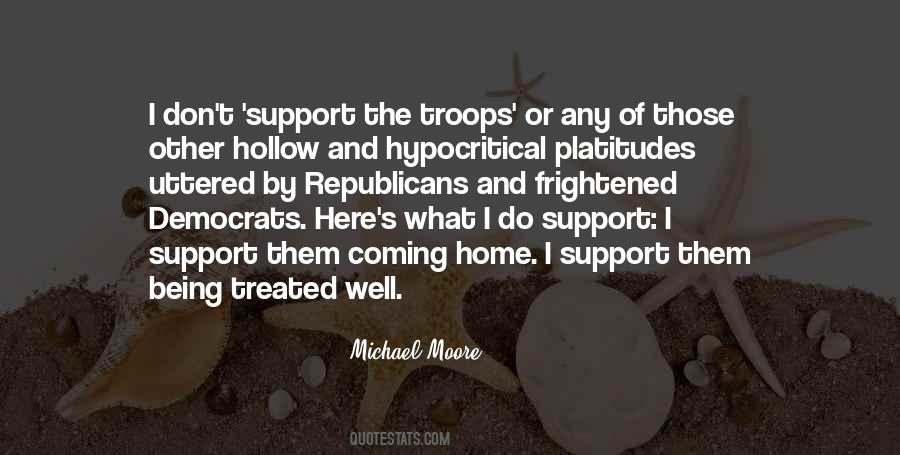 Support The Troops Sayings #210686