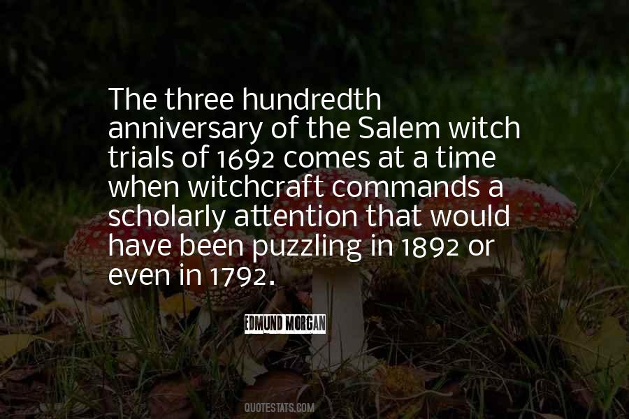 Quotes About The Salem Witch Trials #98218