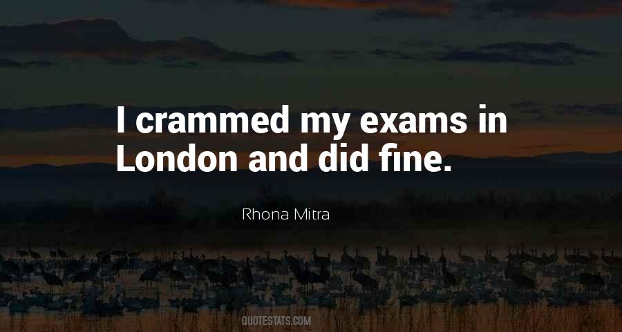 Quotes About Exams #1651210