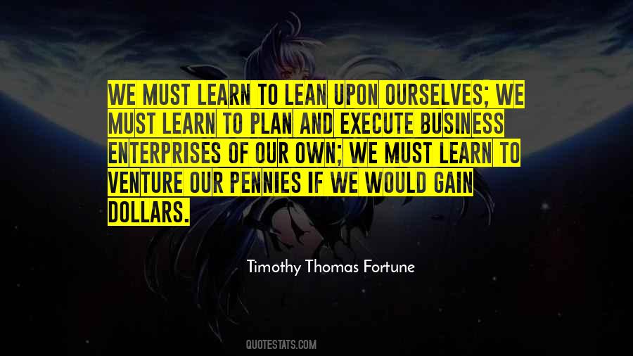 Business Venture Sayings #239790