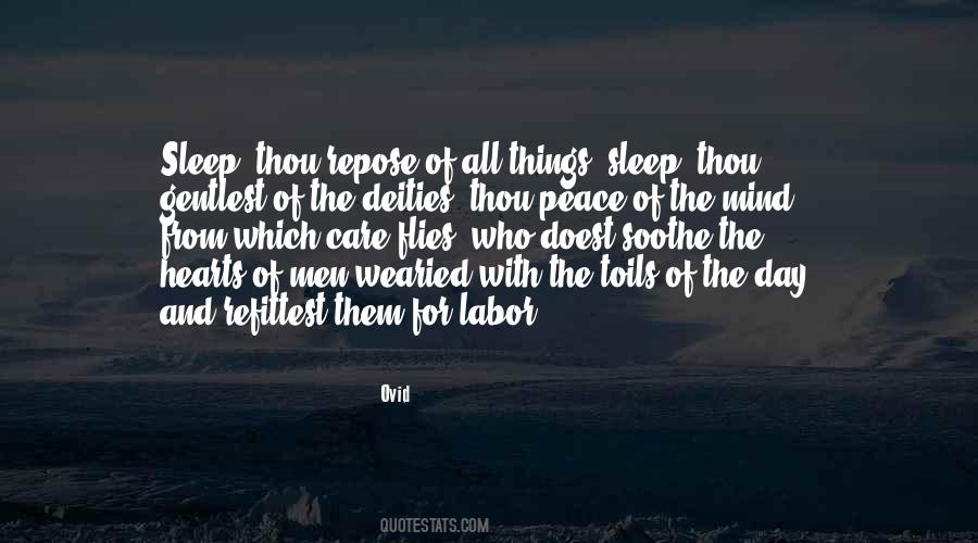 Quotes About Sleep And Peace #1436108