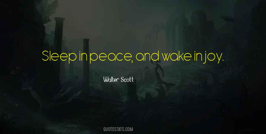 Quotes About Sleep And Peace #1735983