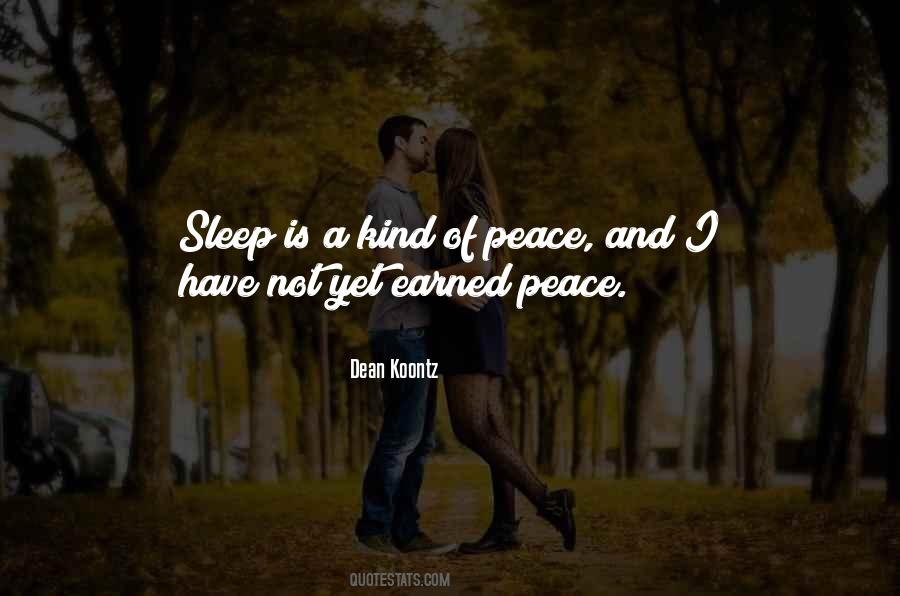 Quotes About Sleep And Peace #837332