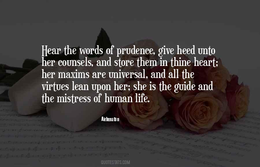 Virtues In Life Sayings #1188594
